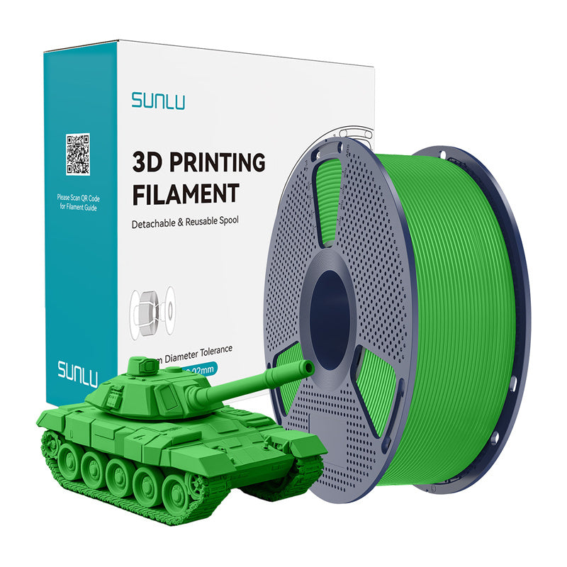 Sunlu PLA+ High-Speed filament – grøn, 1,75 mm, 1 kg