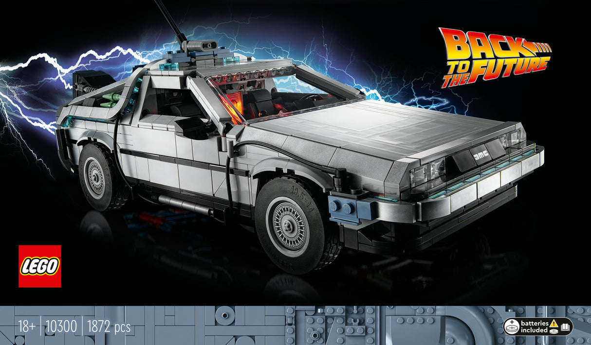 LEGO 10300 Icons Back to the Future Time Machine Construction Toy LEGO