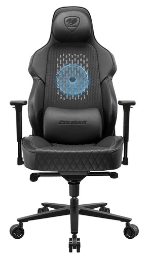 COUGAR NxSys Aero, med ARGB-blæser, sort gamingstol – produktdetalje