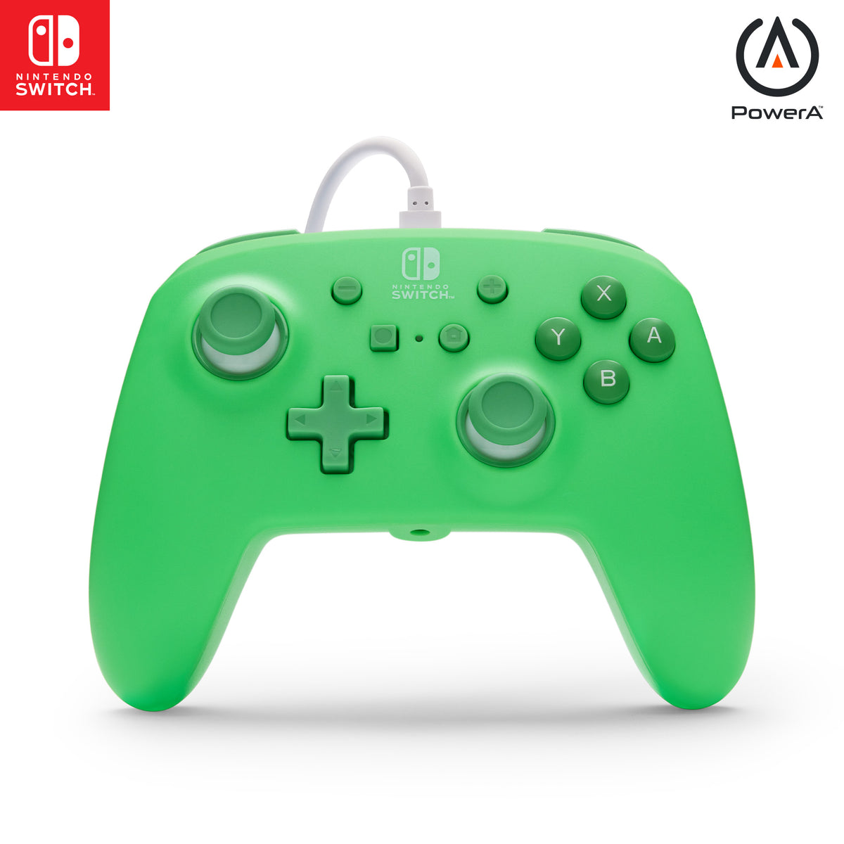 PowerA Enhanced Wired – Seafoam Green til Nintendo Switch – produktfoto