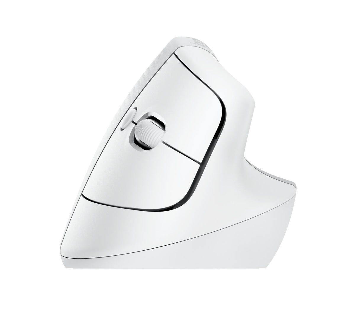 Logitech - Lift for Mac Vertical Ergonomic Mouse - OFF-WHITE Logitech