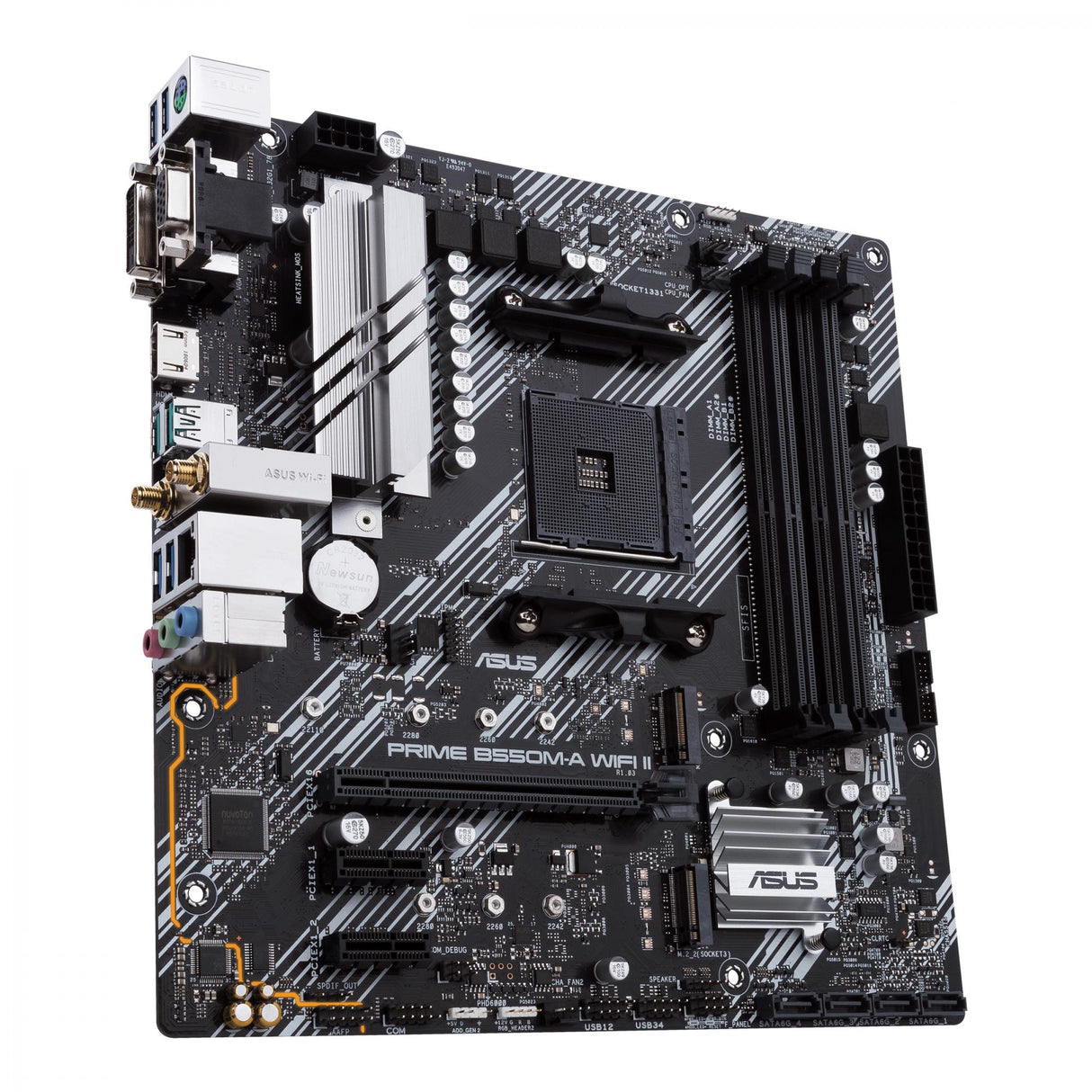 ASUS PRIME B550M-A (WI-FI) II (mATX, B550, AM4) AMD