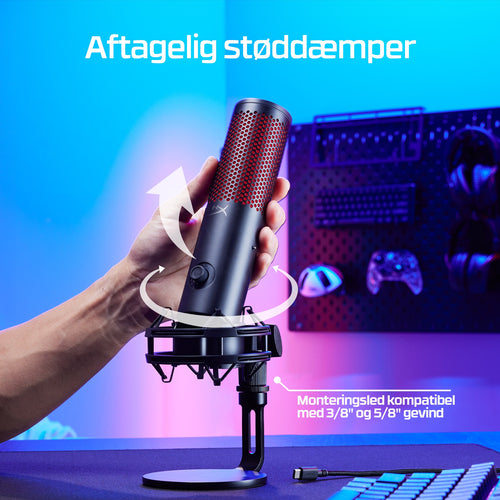 HyperX QuadCast 2 – mikrofon USB (czarny)