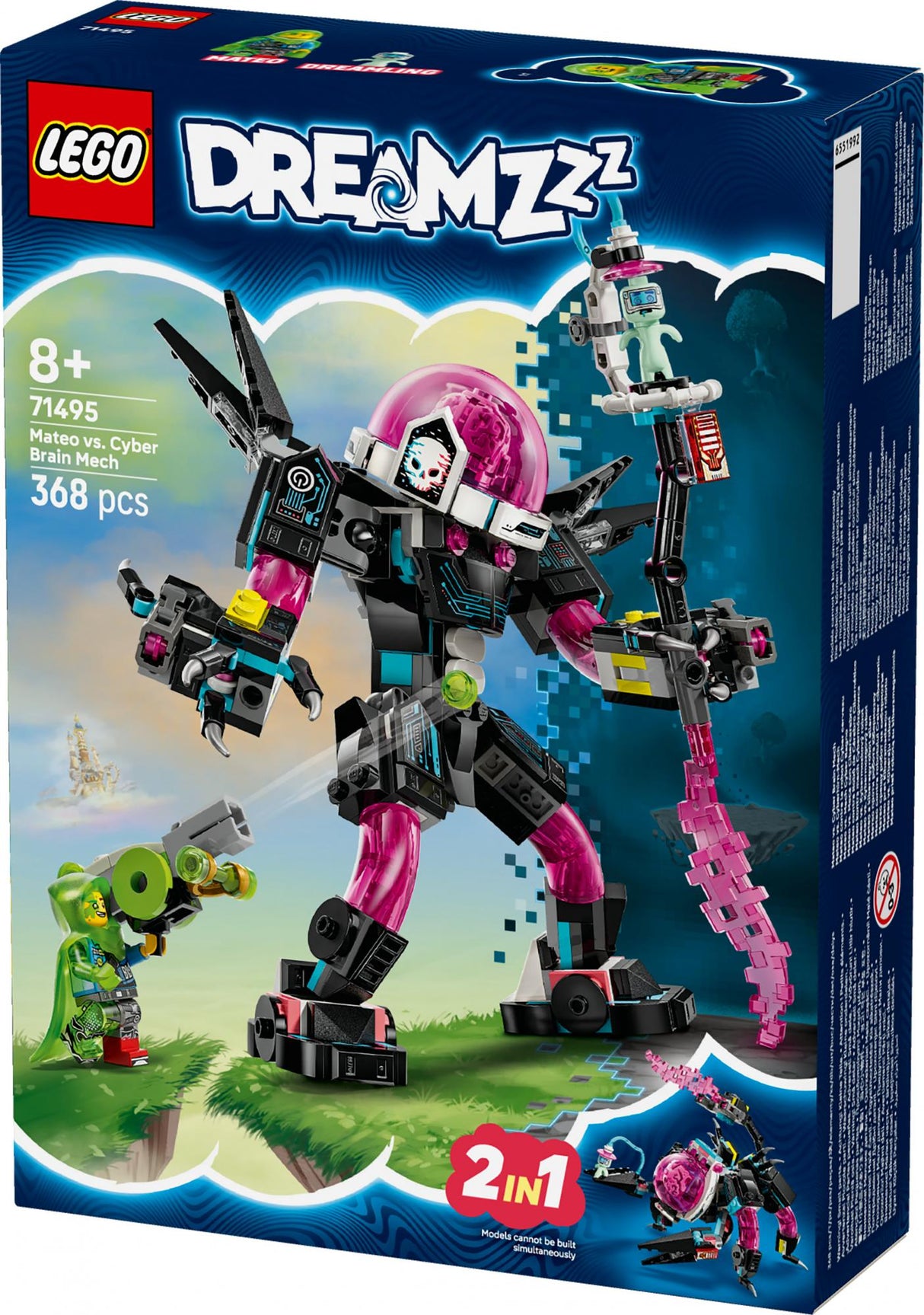 LEGO 71495 DREAMZzz Mateo vs. Cyberbrain Mech LEGO