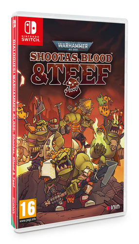 WARHAMMER 40,000: SHOOTAS, BLOOD and TEEF – omslag til Nintendo Switch
