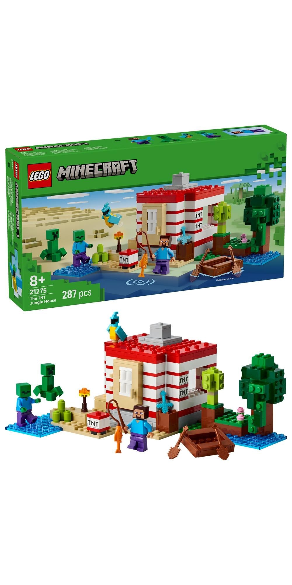 LEGO - Minecraft - The TNT Jungle House (21275) LEGO