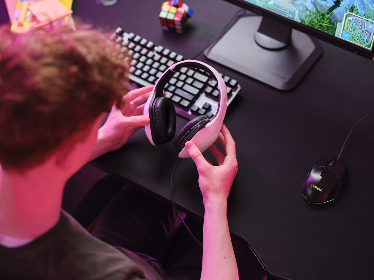 TRUST GXT415W ZIROX HEADSET - HVID