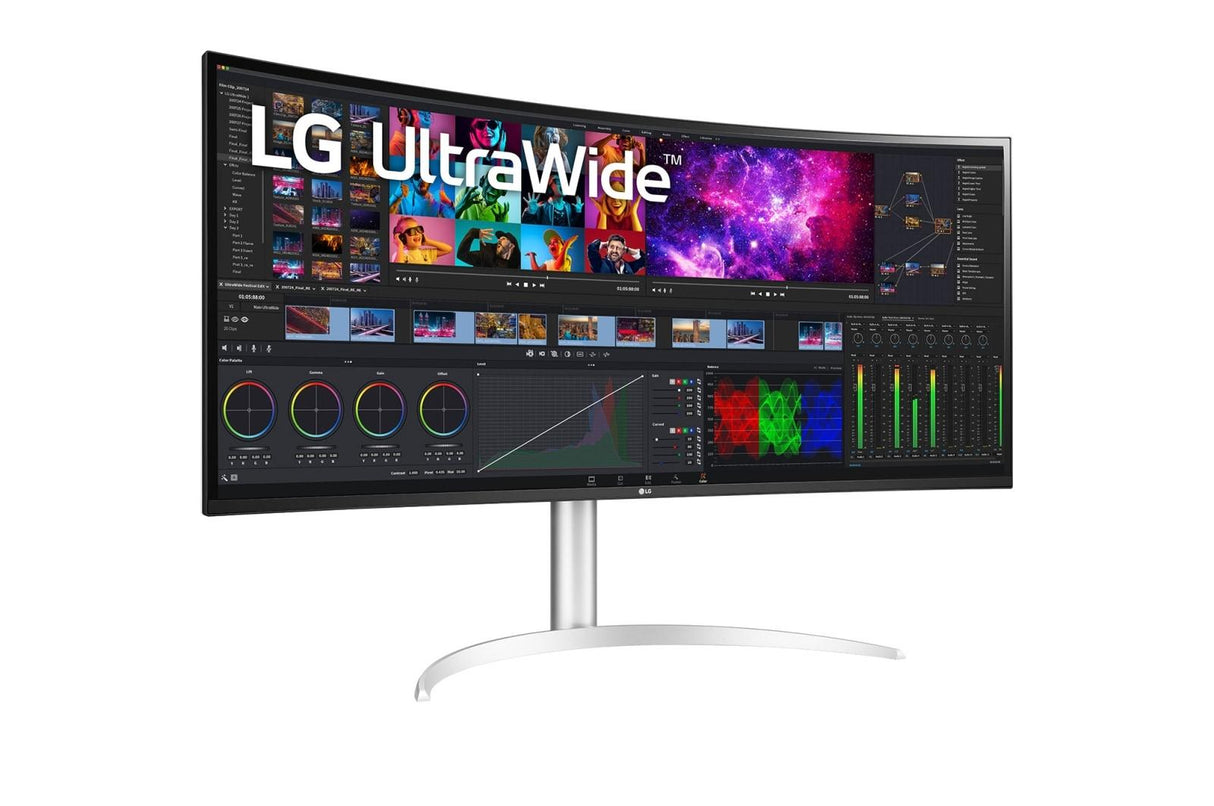 LG UltraWide 40WP95CP-W 40 5120 x 2160 (UltraWide) Thunderbolt 4 HDMI DisplayPort USB-C 72Hz Dockingskærm LG Electronics