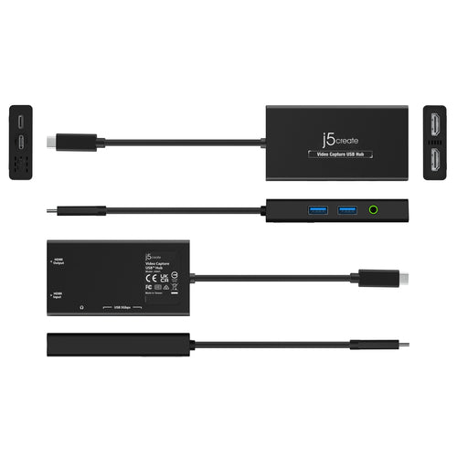 j5create JVA01-N USB-C-hub med HDMI-capture – produktbillede 5