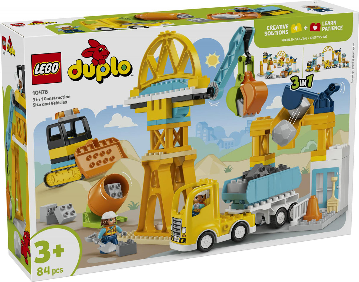LEGO - DUPLO Town - 3 in 1 Construction Site and Vehicles (10476) LEGO