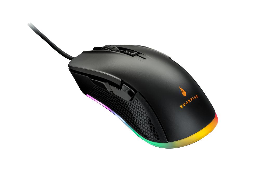 SUREFIRE - Buzzard Claw Gaming-Maus mit 6 Tasten und RGB-Beleuchtung