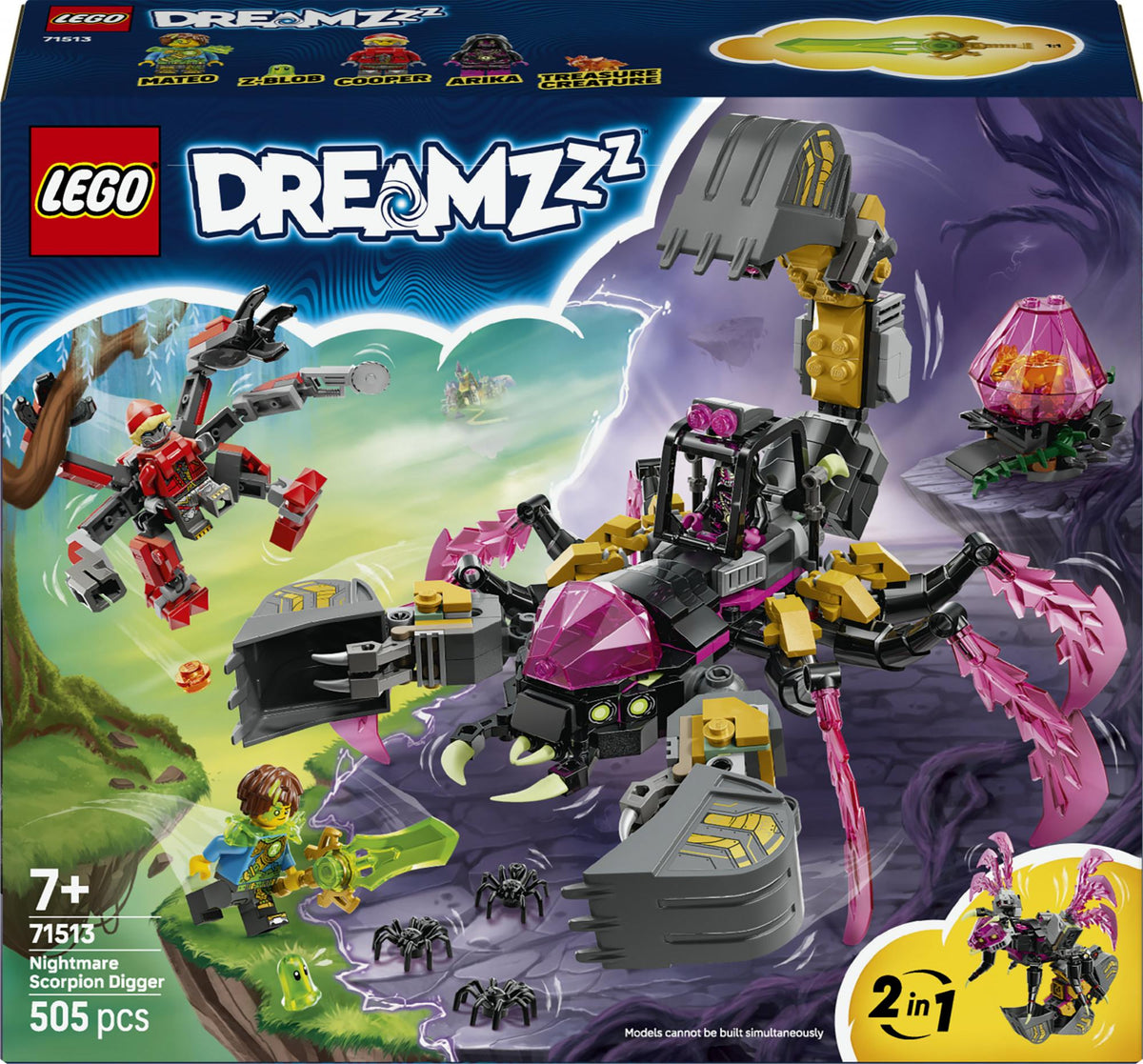 LEGO - DREAMZzz - Nightmare Scorpion Digger (71513) LEGO
