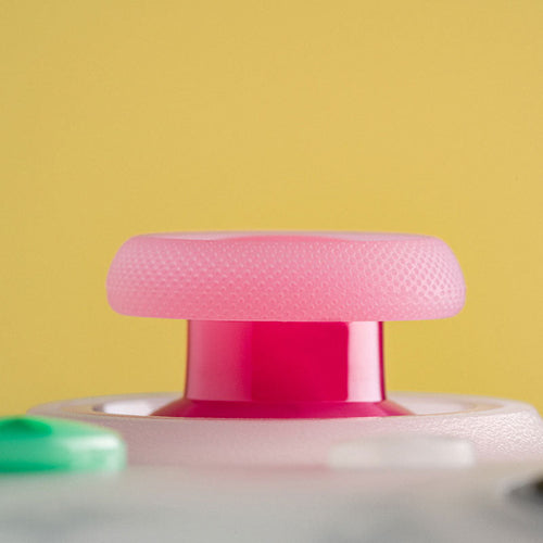 8BitDo Ultimate Mini Controller Xbox/PC Hvid – Pink joystick set fra siden