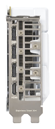 ASUS Dual -RTX5060TI-O8G-WHITE – detalje af tilslutninger
