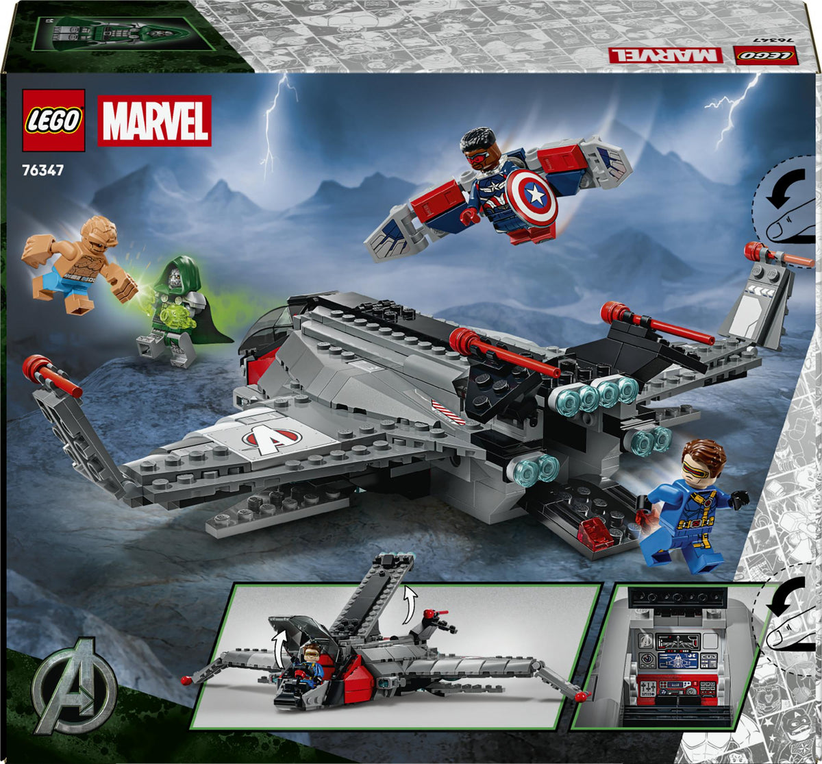 LEGO - Super Heroes - Avengers: Doomsday Quinjet (76347) LEGO
