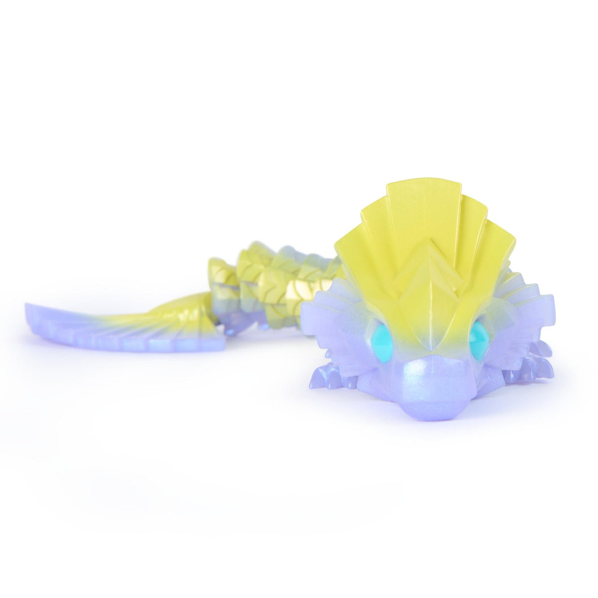 CrystaLynx Dragon – bevægelig drage 22 cm, assorteret