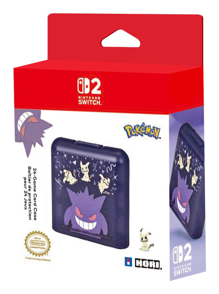 HORI - 24-Game Card Case (Gengar & Mimikyu) - Purple HORI