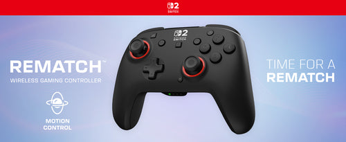 Turtle Beach Rematch Wireless – Switch-controller – Sort – producentillustration af controller og produktnavn