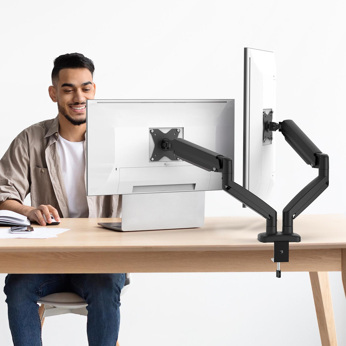 J5 ERGONOMIC DUAL MONITOR MOUNT J5