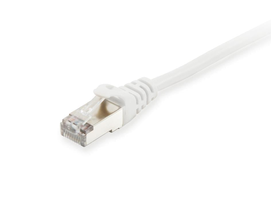 Equip Patchkabel Cat6 S/FTP 2xRJ45 50.00m weiß LSZH Polybeutel Equip
