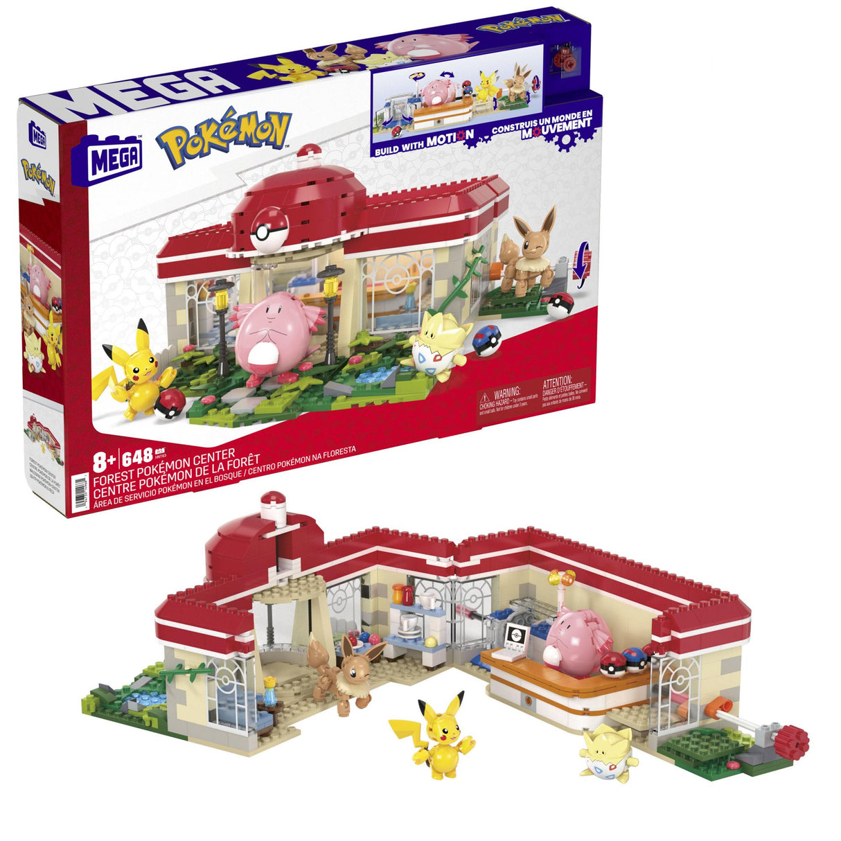 MEGA - Pokémon Forest Center Building Set (HNT93) Mega Bloks