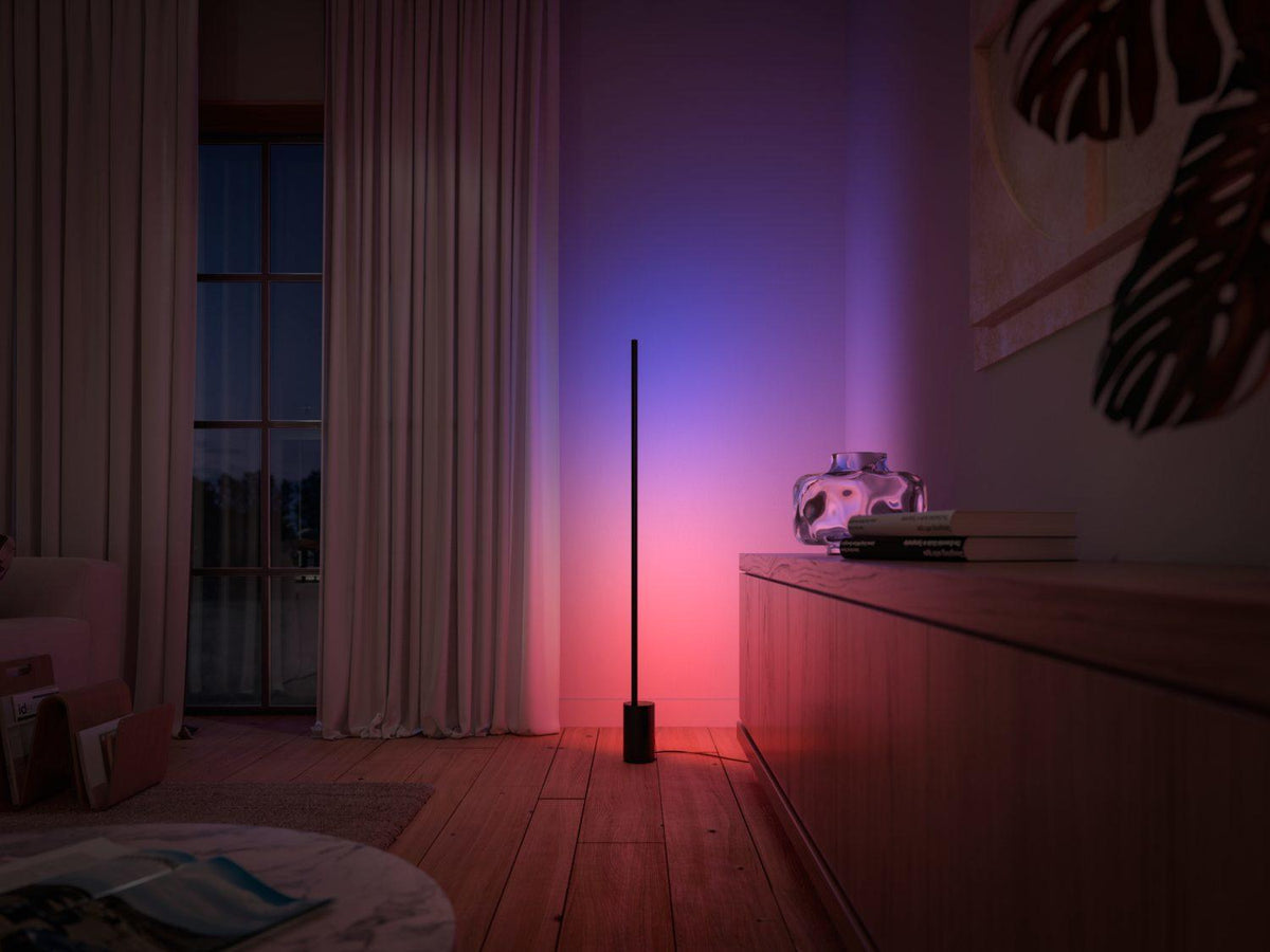 Philips Hue - Signe Floor Lamp - Gradient - White & Color Ambiance Philips Hue