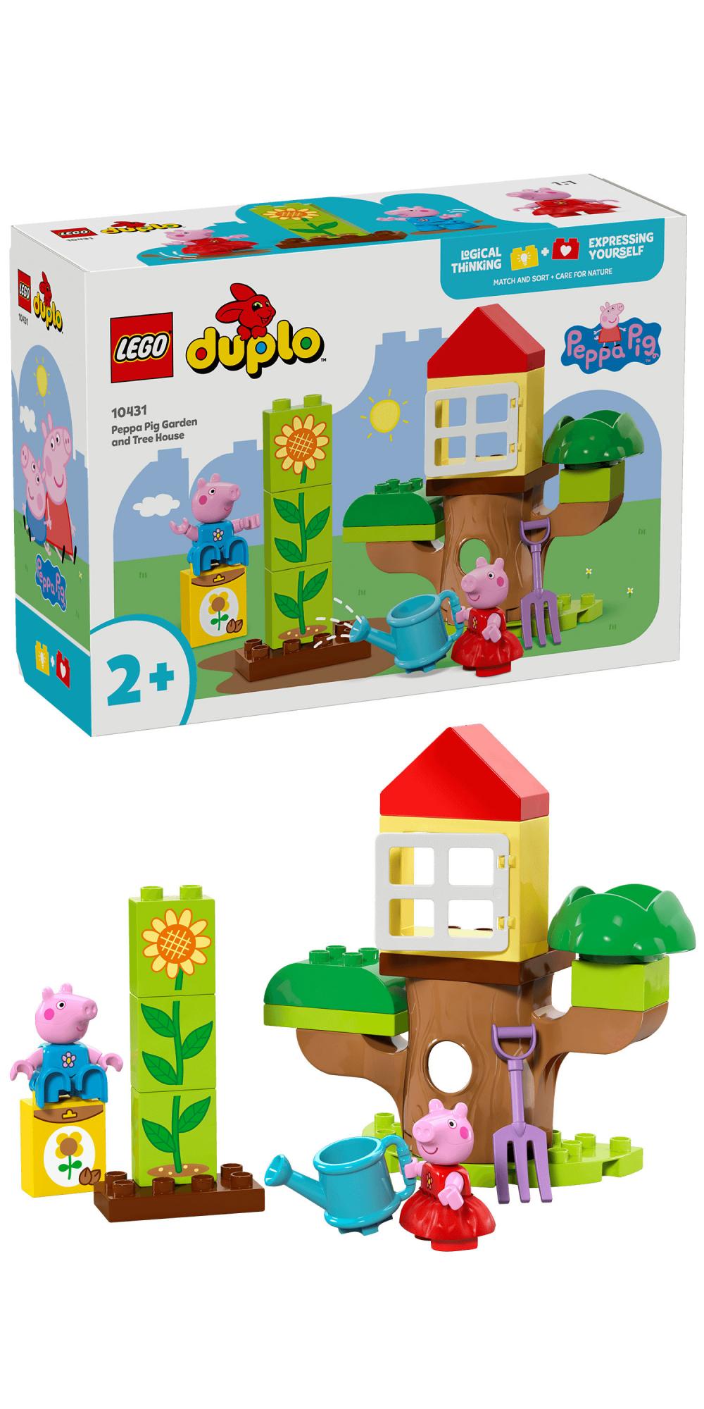 LEGO 10431 DUPLO Peppa's Garden with Tree House, construction toy LEGO