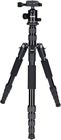 ROLLEI Kamerastativ T2 Sort Aluminium