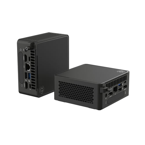ASUS NUC 15 Pro RNUC15CRHV500002 – vist i en samlet opsætning (vinkel 2)