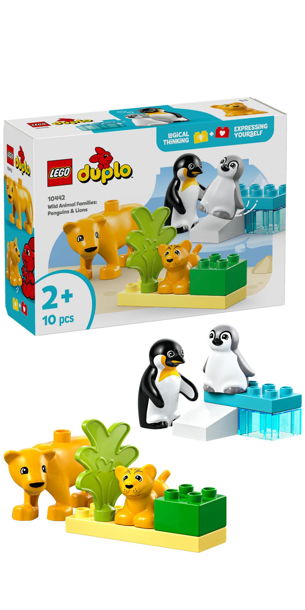 LEGO 10442 DUPLO Town wild animal families: penguins and lions LEGO