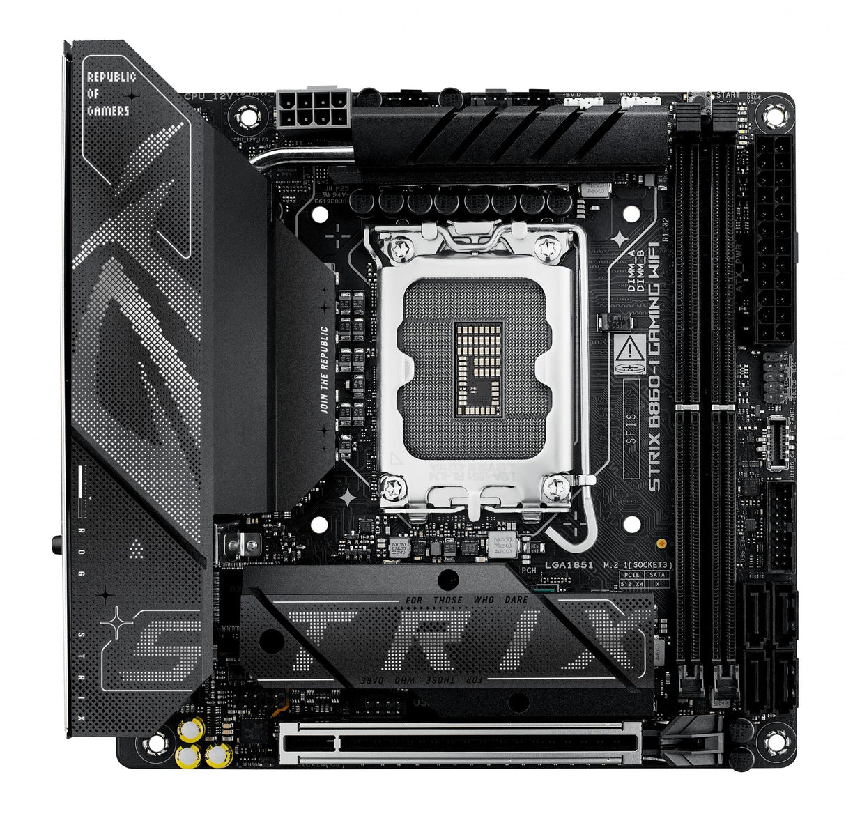 ASUS ROG STRIX B860-I GAMING WIFI (mITX, B860, LGA 1851, DDR5) ASUS
