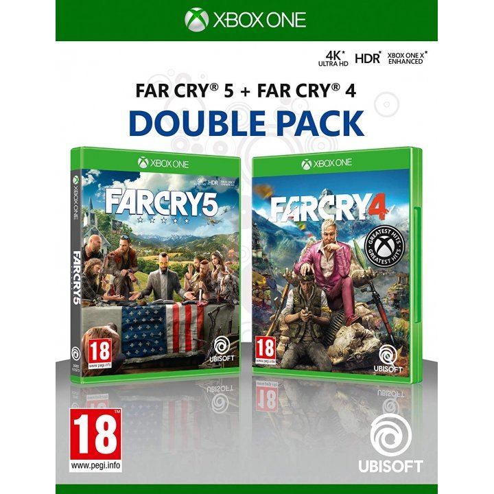 Far Cry 4 + Far Cry 5 – Double Pack – Xbox One – forside