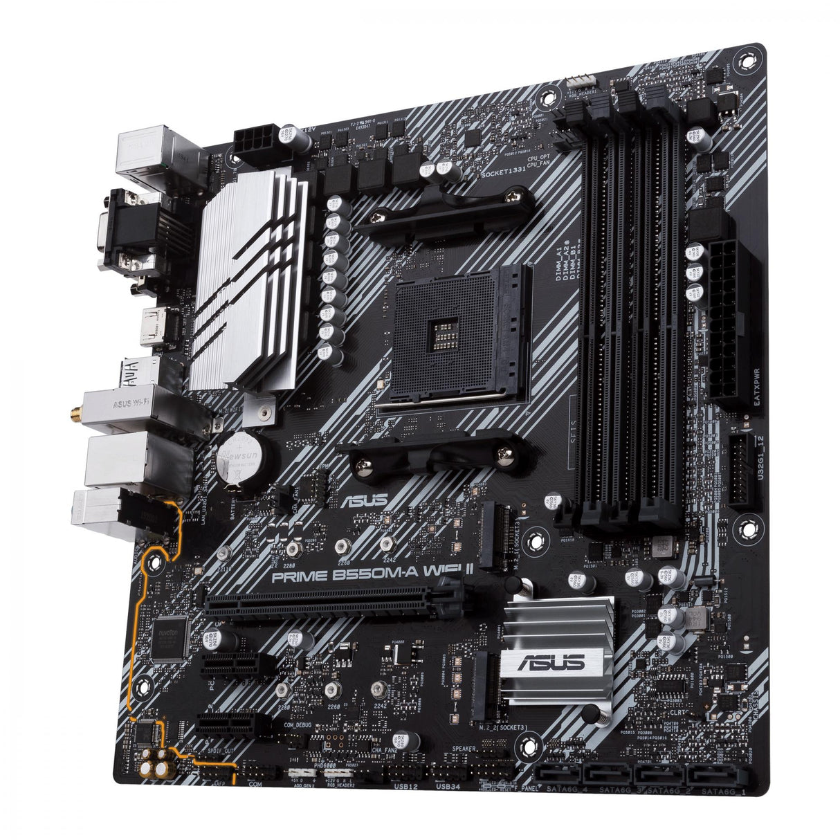 ASUS PRIME B550M-A (WI-FI) II (mATX, B550, AM4) AMD