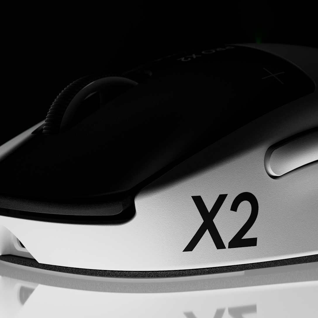 Logitech Pro X2 Superstrike Optisk Trådløs Hvid Logitech