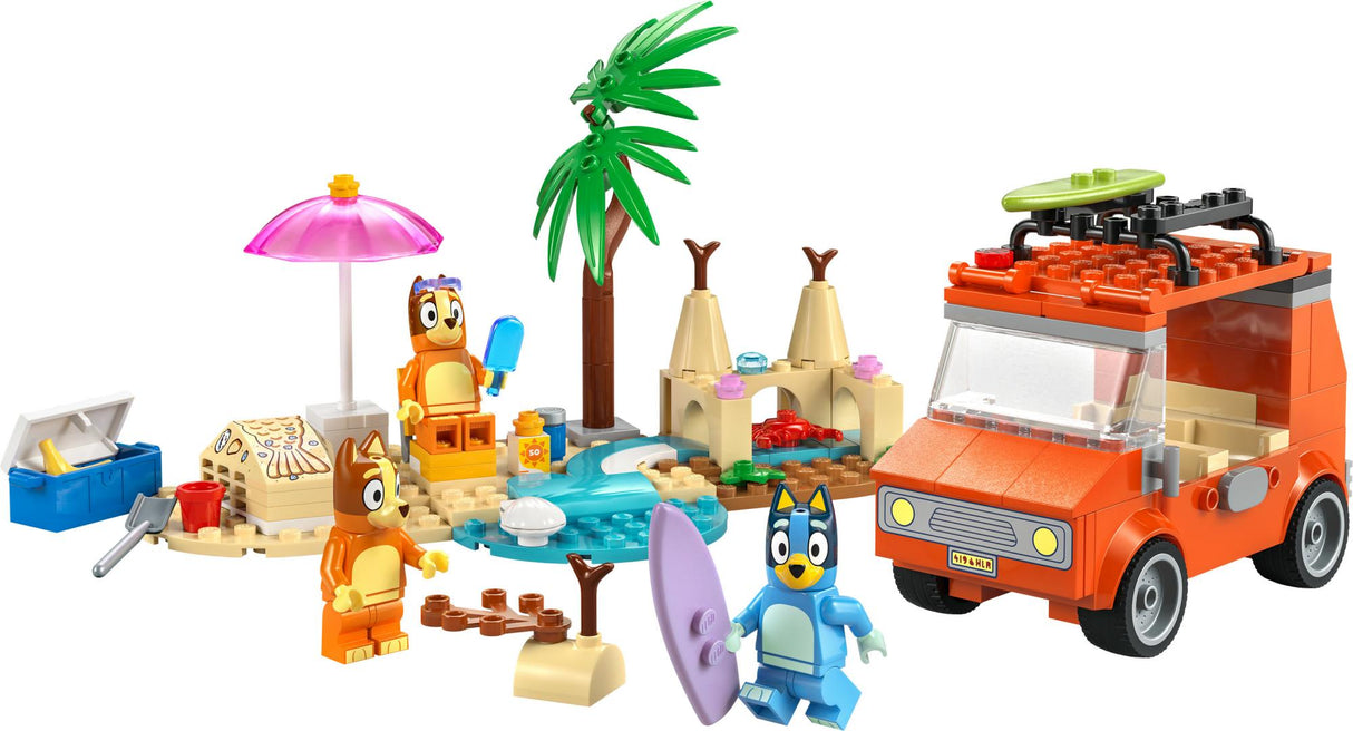LEGO - Bluey - Bluey's Beach & Family Car Trip (11202) LEGO