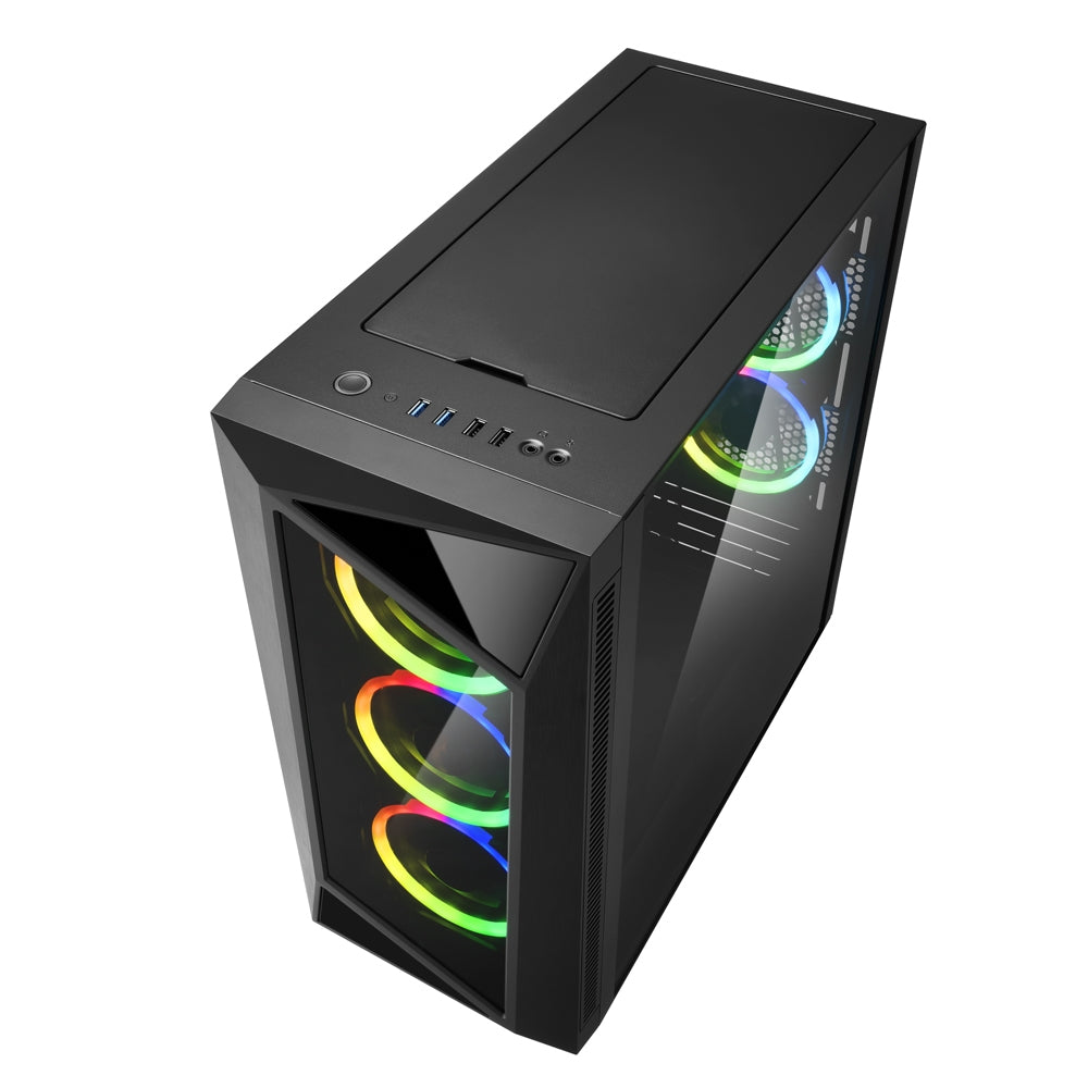 Sharkoon REV200, tower case (black, tempered glass) Sharkoon