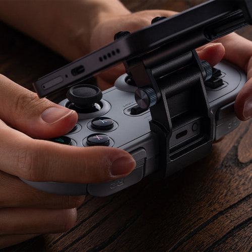 8BitDo mobilholder til SN30 Pro – Holder monteret på SN30 Pro