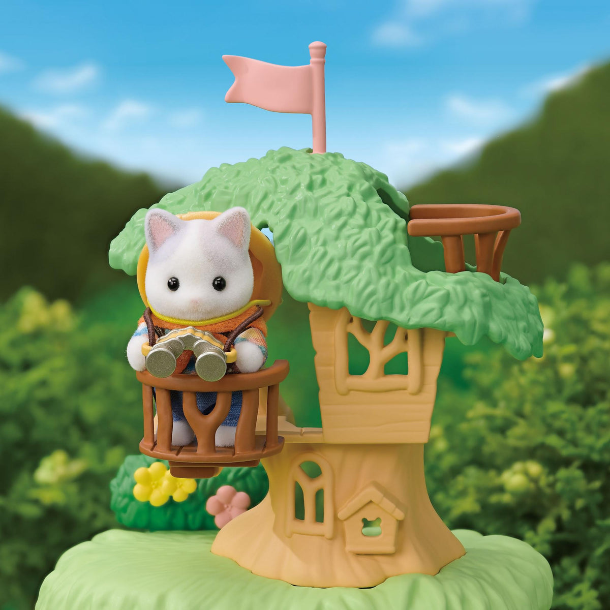 Sylvanian Families Explorer Set – Latte-kattebror og baby – produktbillede 9