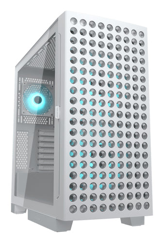 COUGAR Airface ECO, ARGB, hvid kabinet – produktvisning