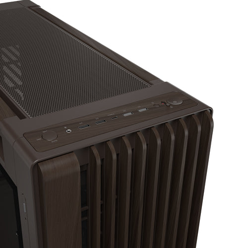 ASUS ProArt PA602 Wood Edition Retro Brown - Tempered Glass Panel – nærbillede af produktets detaljer