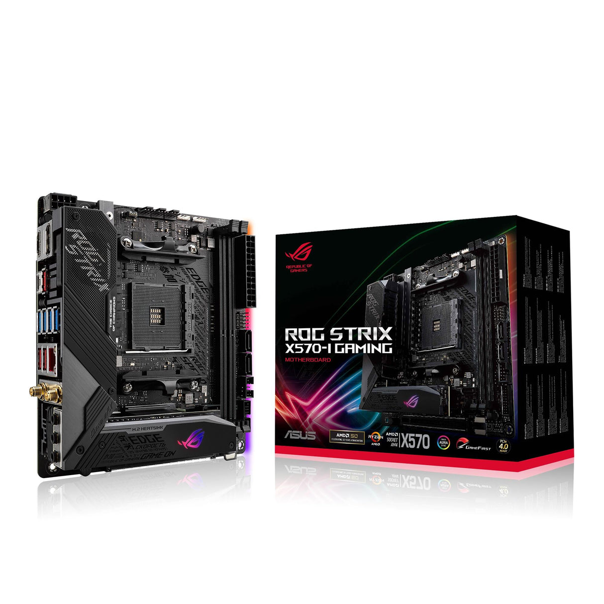 ASUS ROG STRIX X570-I GAMING (mITX, X570, AM4) ASUS