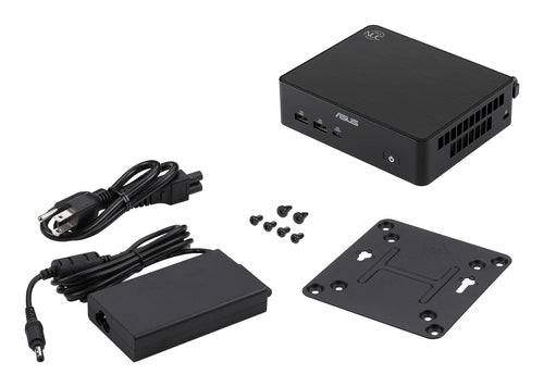 ASUS NUC 16 Pro med strømforsyning, EU-kabel og VESA-beslag