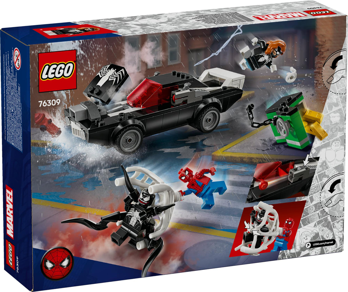 LEGO 76309 Marvel Super Heroes Spider-Man vs. Venom Muscle Car LEGO
