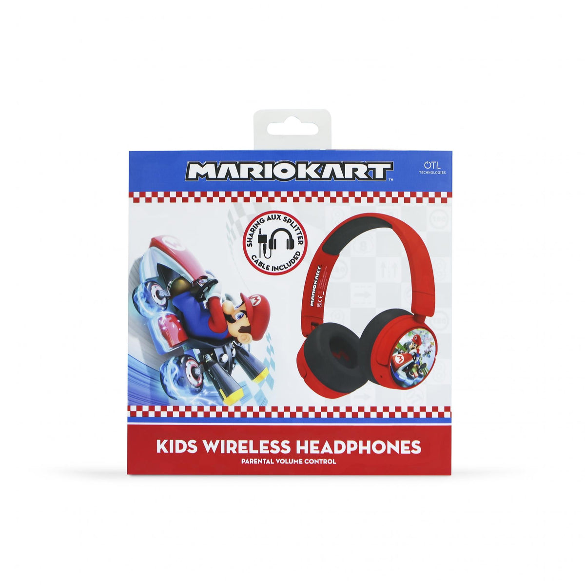 OTL - Bluetooth Headset w/Perental Control - Mariokart (MK0983) OTL