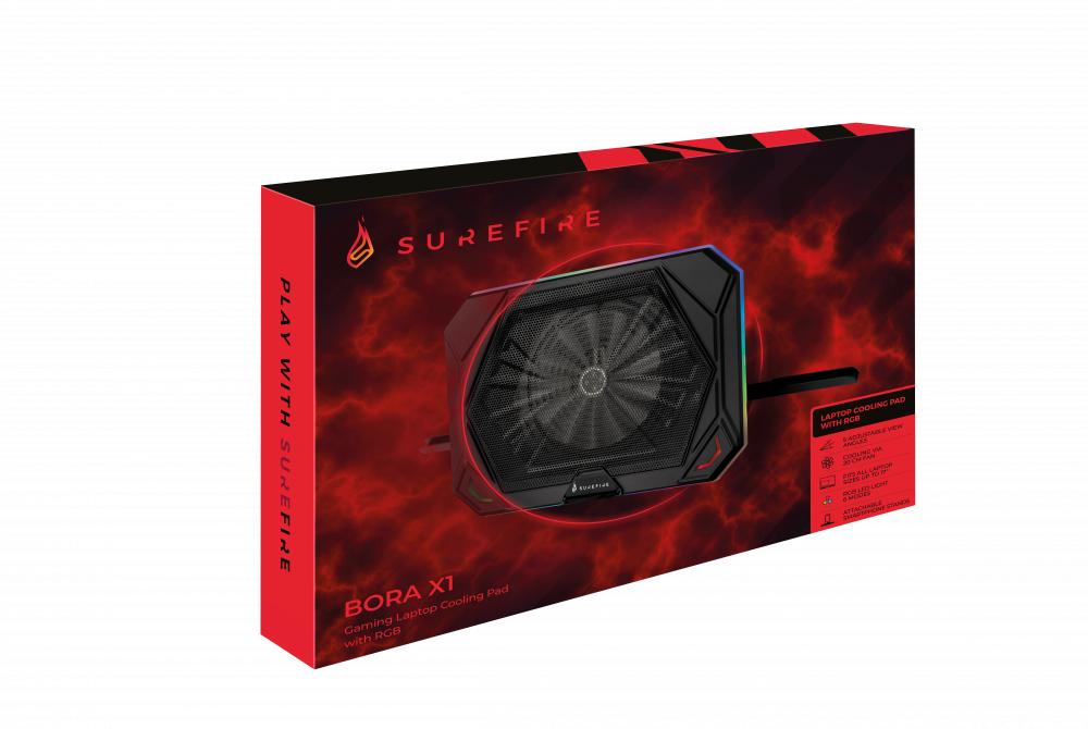 SUREFIRE - Bora X1 Gaming Cooling Pad RGB Surefire