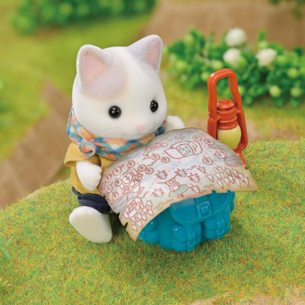 Sylvanian Families Explorer Set – Latte-kattebror og baby – produktbillede 8