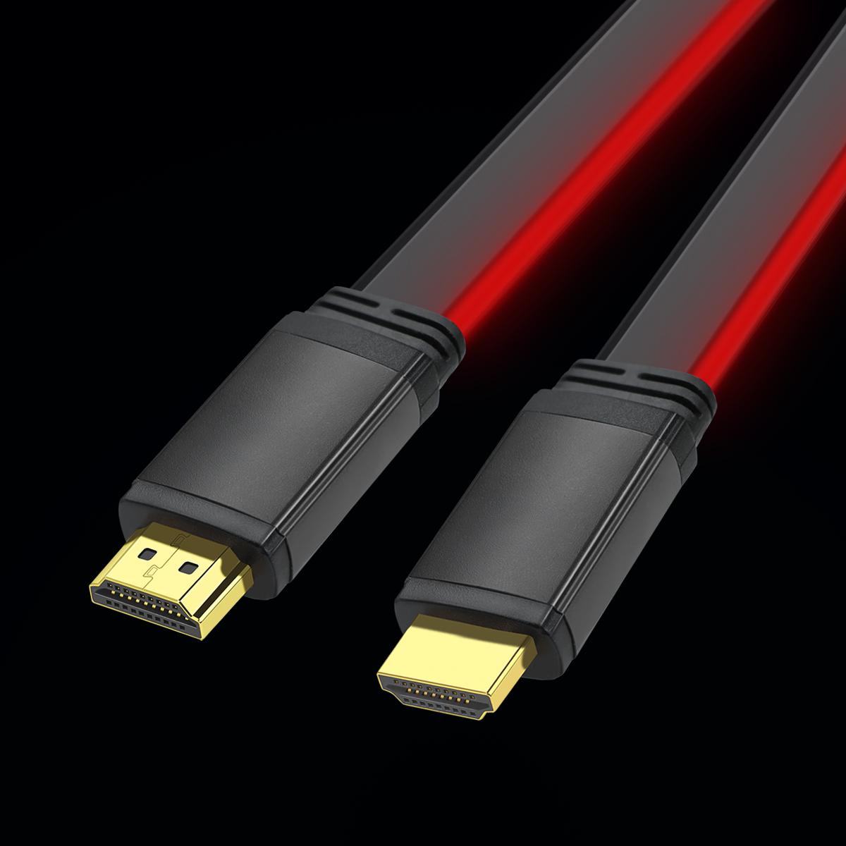Oniverse - Hdmi Led Cable 8K - Red ONIVERSE