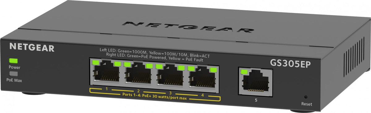Netgear 5PT GE PLUS SWCH W/ POE+ Netgear International Limited
