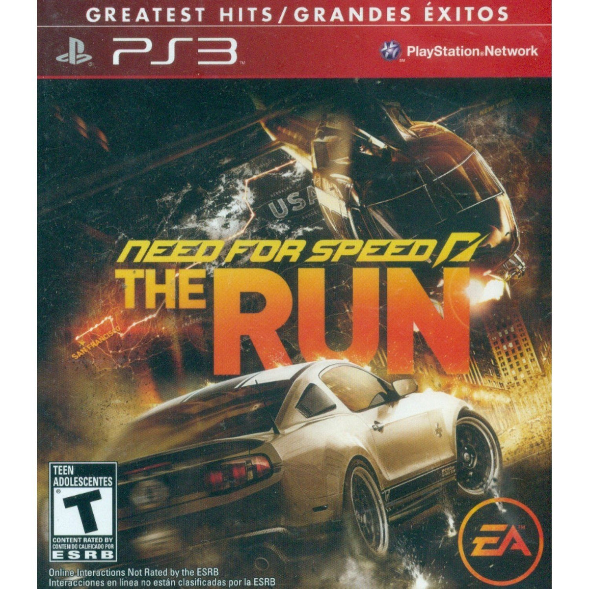Need for Speed: The Run (Greatest Hits) (Import) – PlayStation 3 – spilomslag