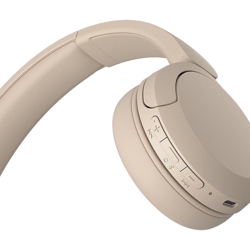 Sony WH-CH520 – trådløse on-ear-hovedtelefoner – cremefarvet – produktdetalje 6